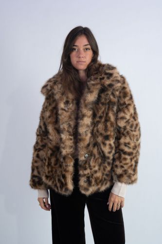 Manteau en fausse fourrure léopard ZADIG&VOLTAIRE | Marine