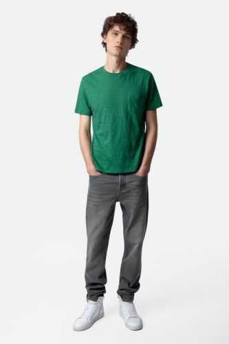 T-shirt en coton vert ZADIG & VOLTAIRE | Marine