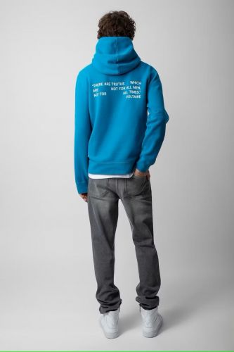 Sweatshirt à capuche bleu ZADIG & VOLTAIRE | Marine