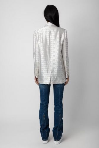 Blazer écru motif jacquard ailes ZADIG & VOLTAIRE | Marine