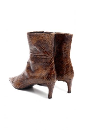 Boots ZINDA camel python | MARINE Auvelais