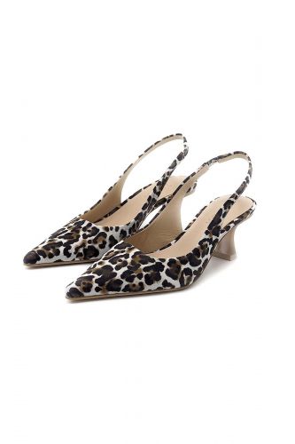 Zinda slingback Léo femmes (pointu léo - 2748 léo ½ talon) - Marine | Much more than shoes