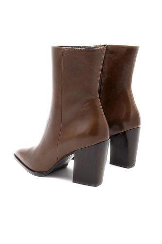 Boots en cuir naturel ZINDA | Marine