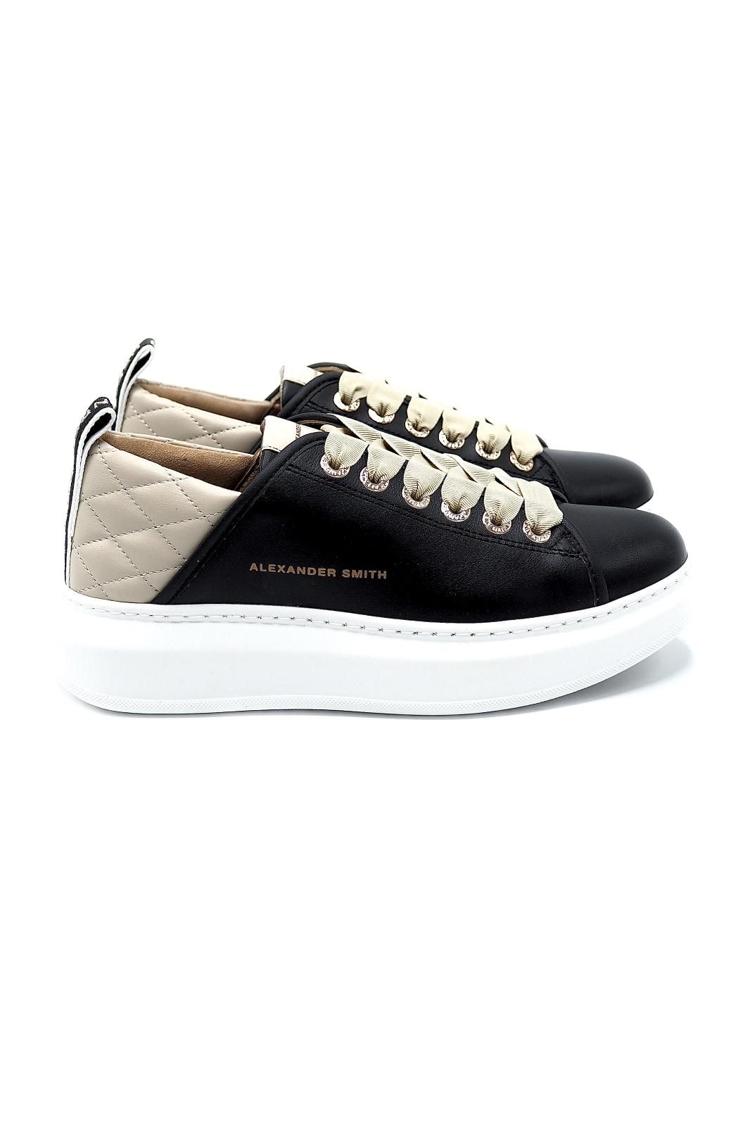 Alexander Smith basket bas Noir/beige Alexander Smith basket bas Noir/beige