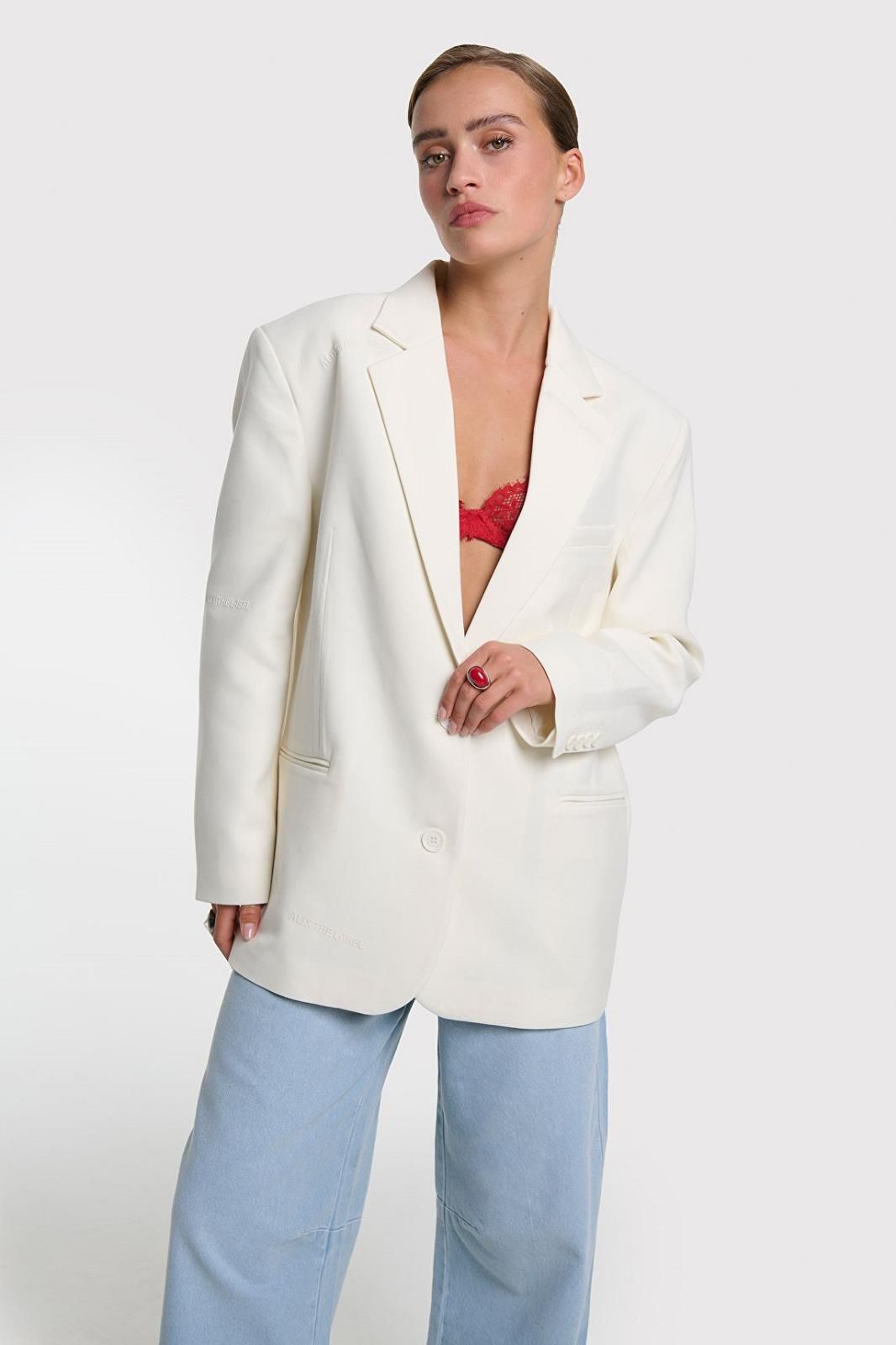 Alix The Label blazer Ecru