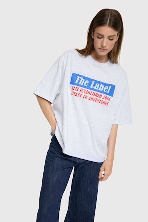 Alix The Label tee-Shirt Gris Alix The Label tee-Shirt Gris