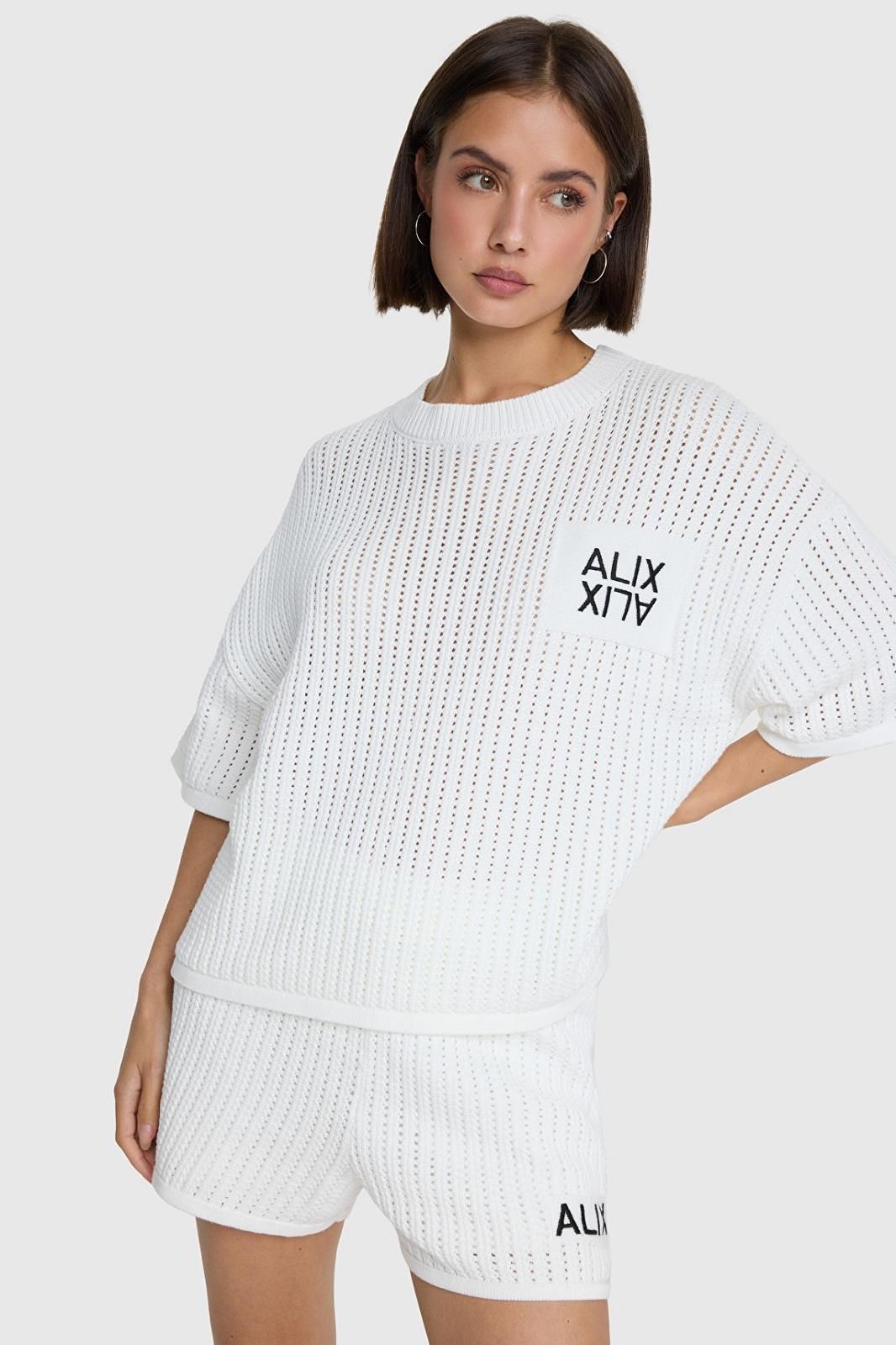 Alix The Label tee-Shirt Blanc
