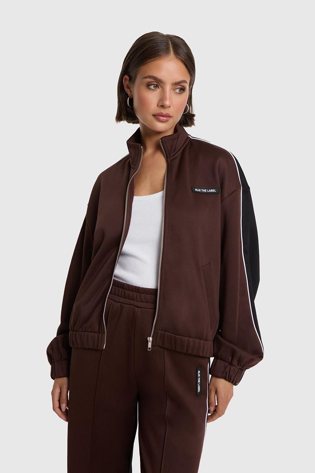 Alix The Label veste Brun