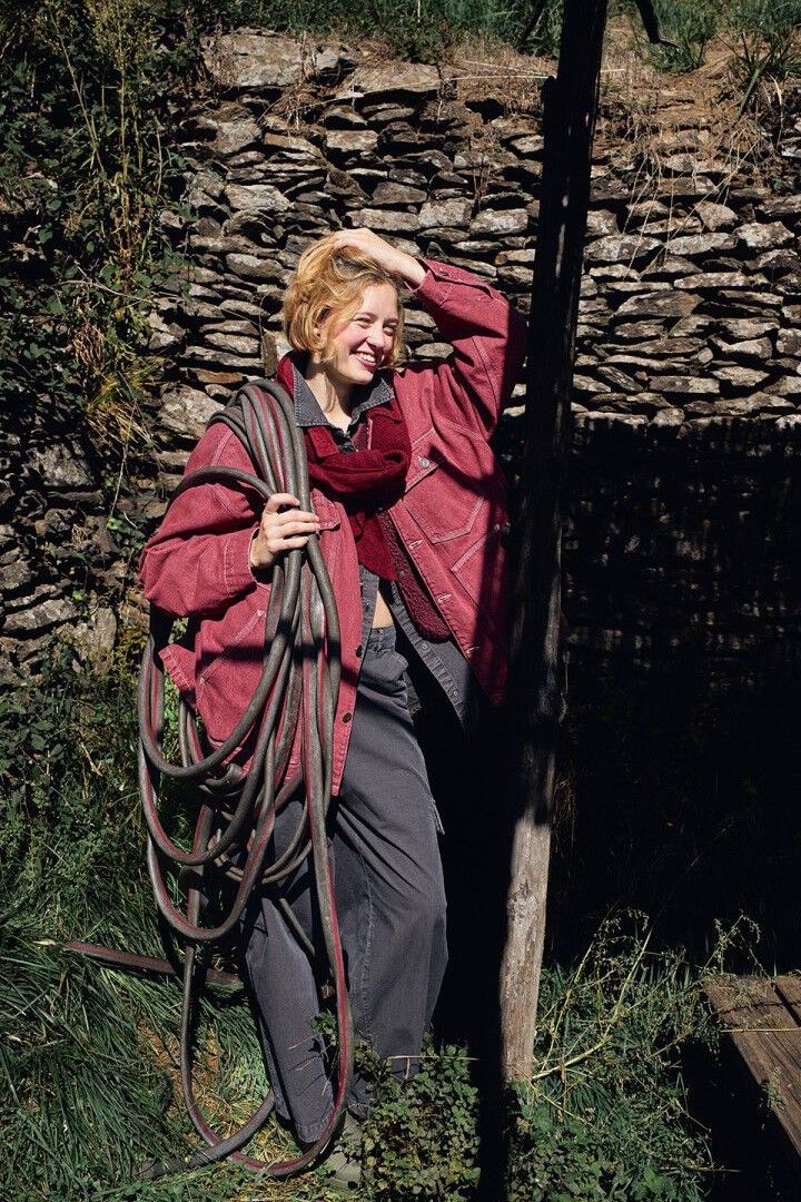 American Vintage veste Bordeaux