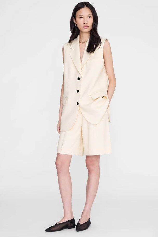 Anine Bing blazer Ecru