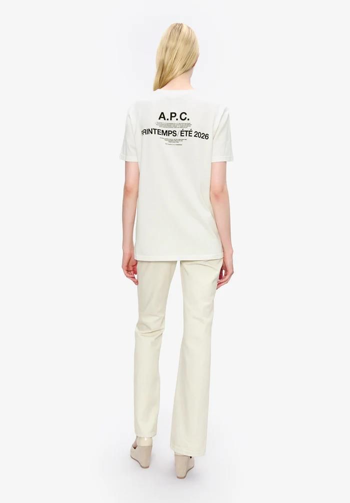 A.P.C. Femme tee-Shirt Ecru
