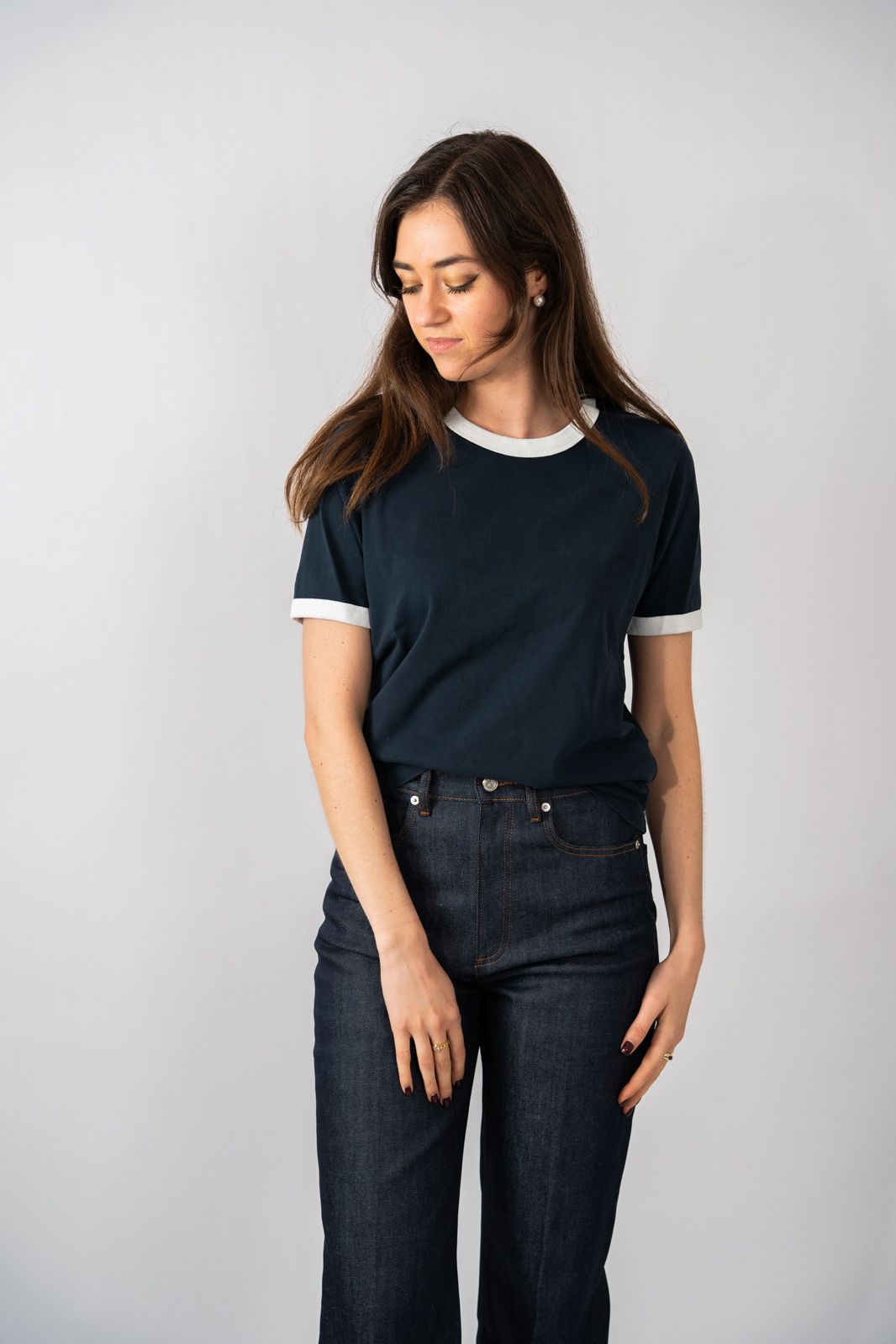 A.P.C. Femme tee-Shirt Bleu