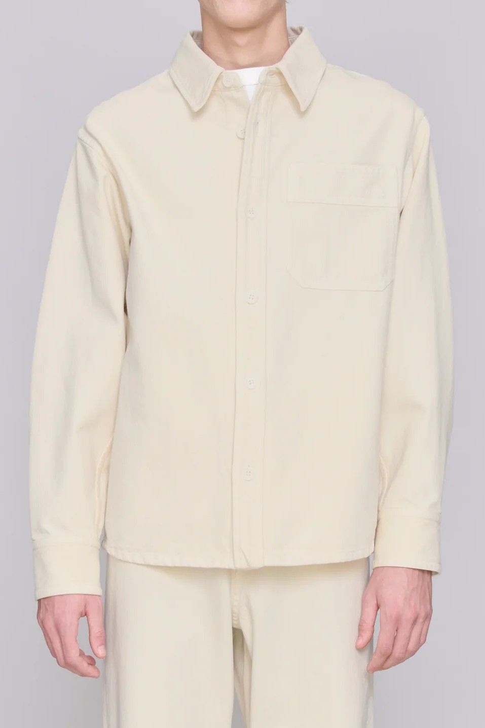 A.P.C. Homme chemise Ecru