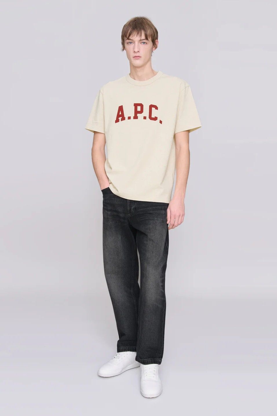A.P.C. Homme tee-Shirt Ecru