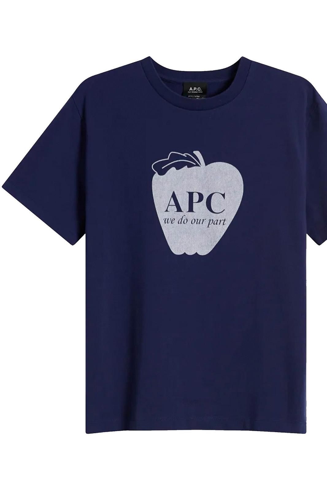 A.P.C. Homme tee-Shirt Bleu