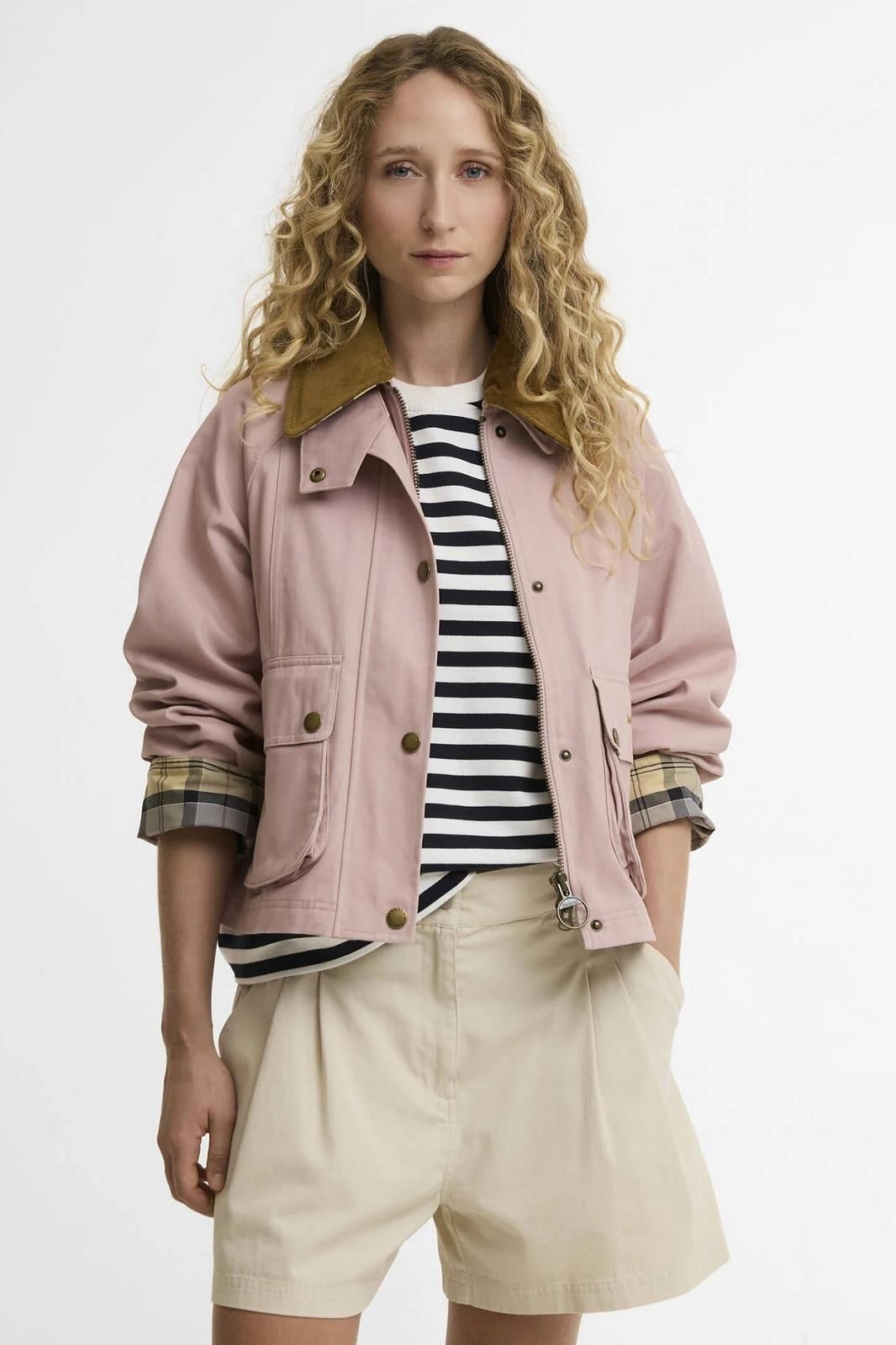 Barbour veste Rose