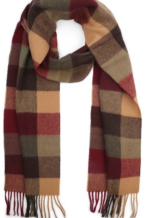 Barbour echarpe Brun-multi