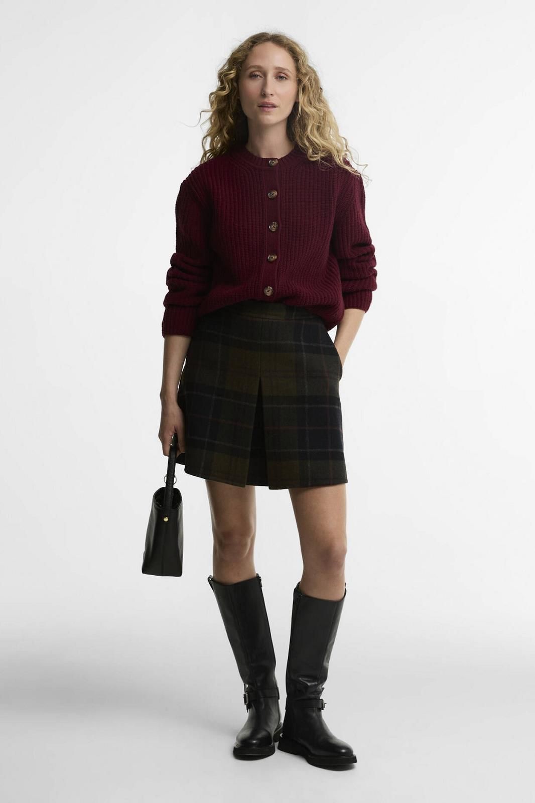 Barbour jupe Vert