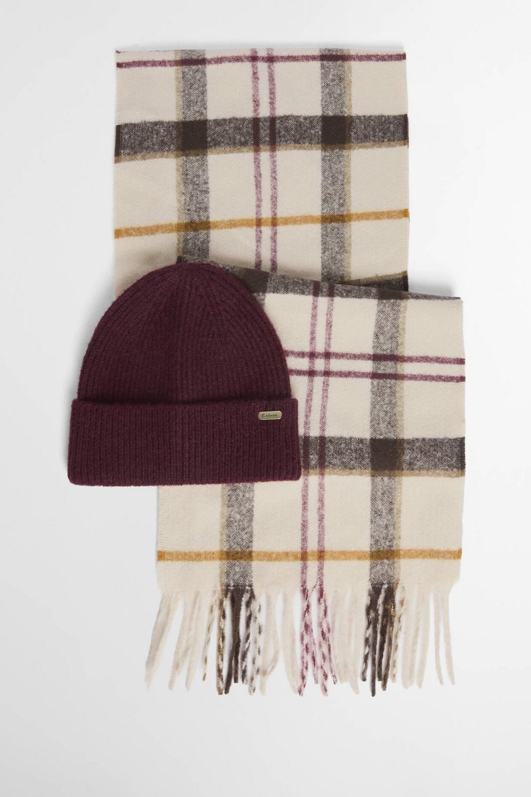 Barbour echarpe Bordeaux