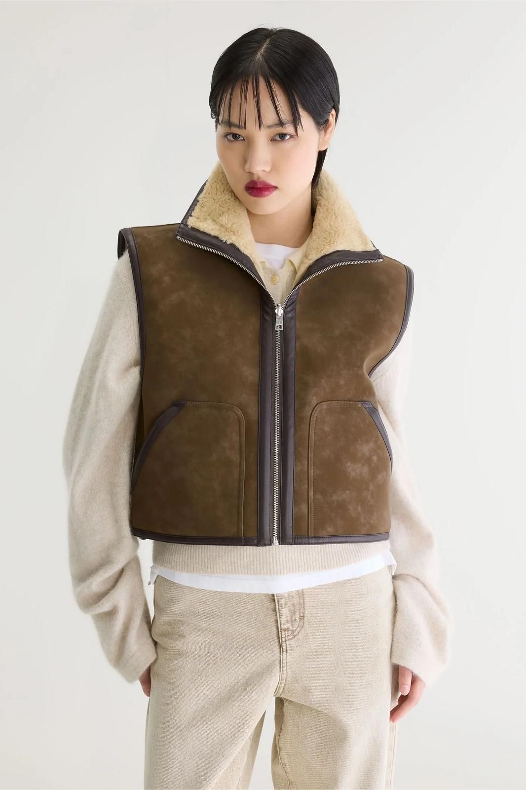 Bellerose gilet Brun