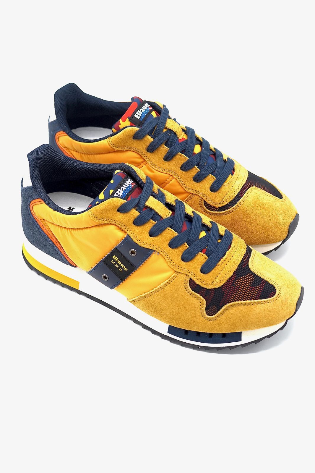 Blauer basket bas Jaune Blauer basket bas Jaune