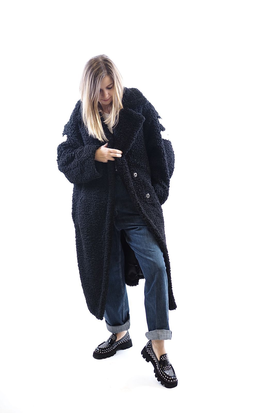 Blonde n°8 manteau Noir Blonde n°8 manteau Noir