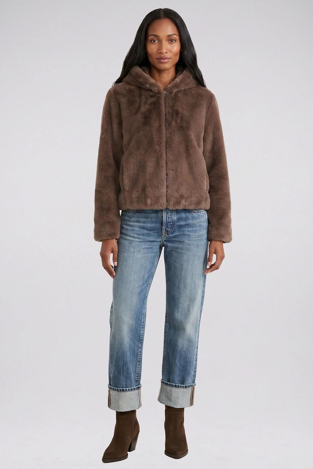 Blonde n°8 manteau Brun