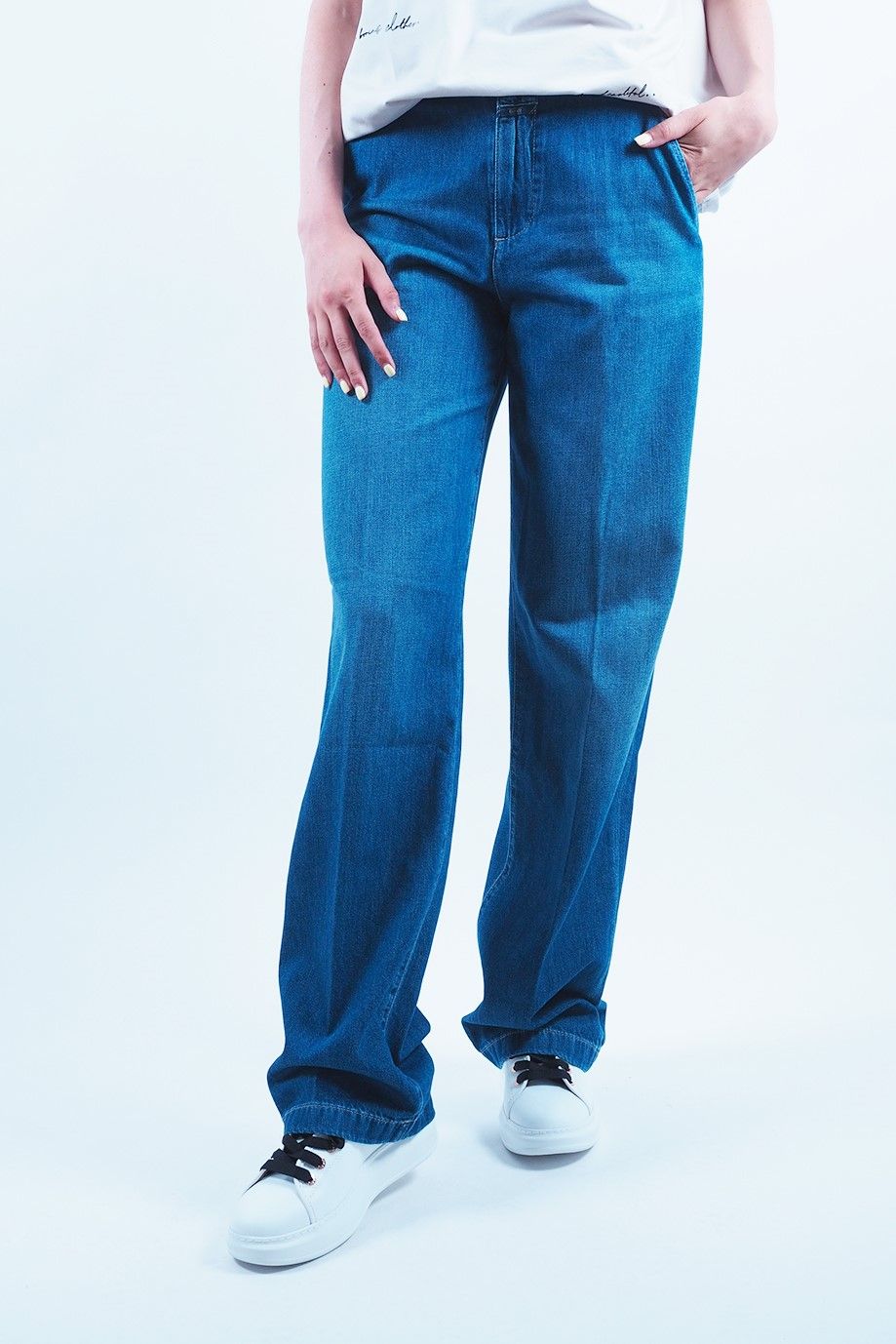 Jeans droit & large CLOSED | Marine