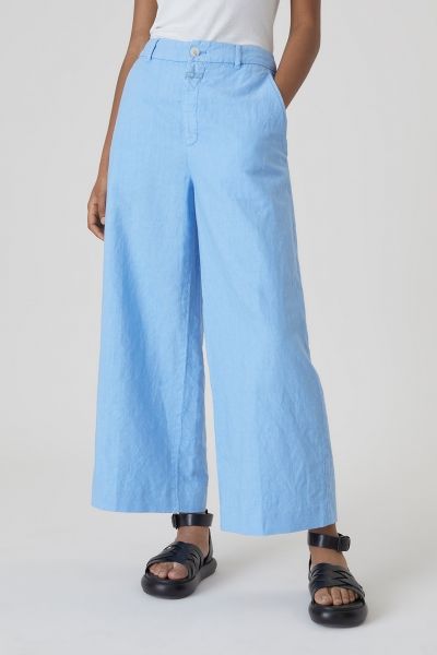Pantalon très large bleu azur CLOSED | Marine