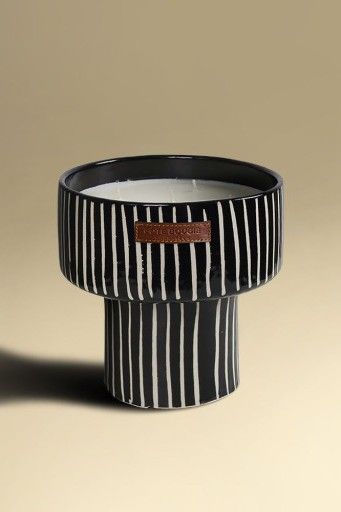 Côté Bougie Marrakech Bougie Blanc/noir