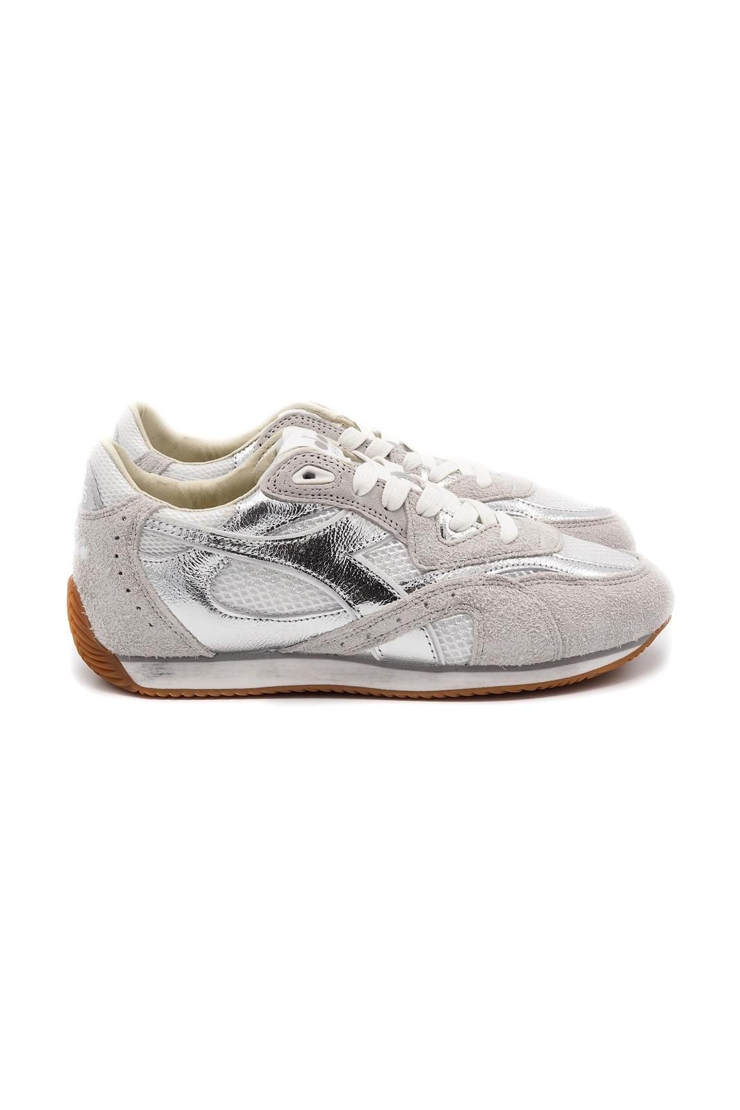 Diadora basket bas Argent femmes (Heritage Vintage  - EQUIPE REV IRIDE silver) - Marine | Much more than shoes