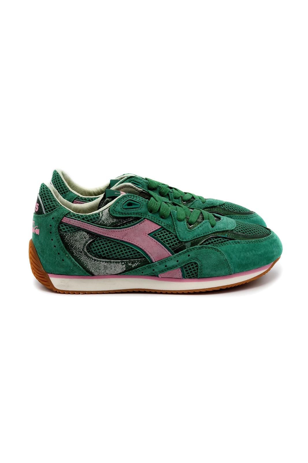 Diadora basket bas Vert femmes (Heritage Vintage vert & rose - EQUIPE REVENGE vert vif & rose) - Marine | Much more than shoes