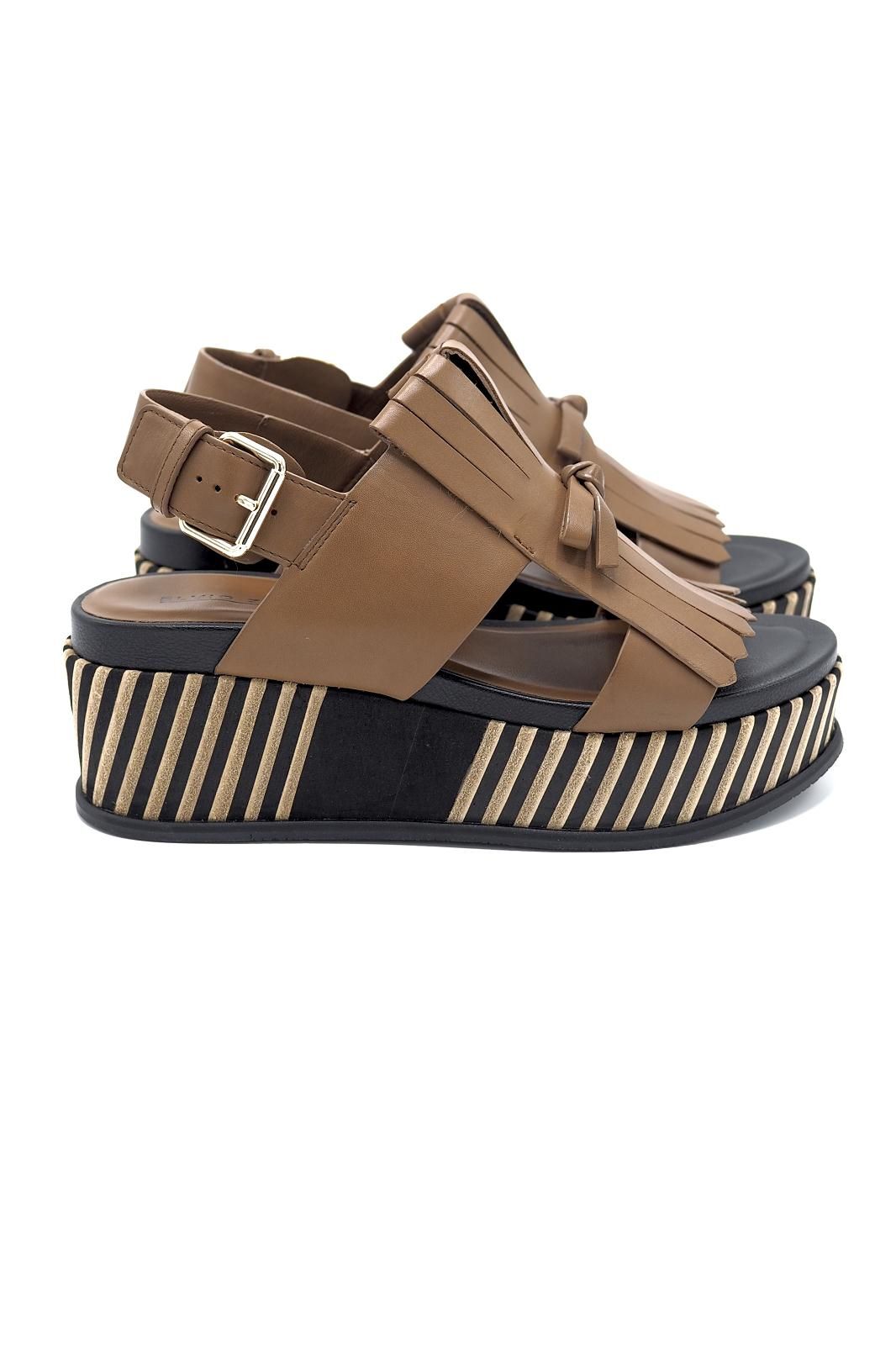 Elvio Zanon sandale Naturel Elvio Zanon sandale Naturel