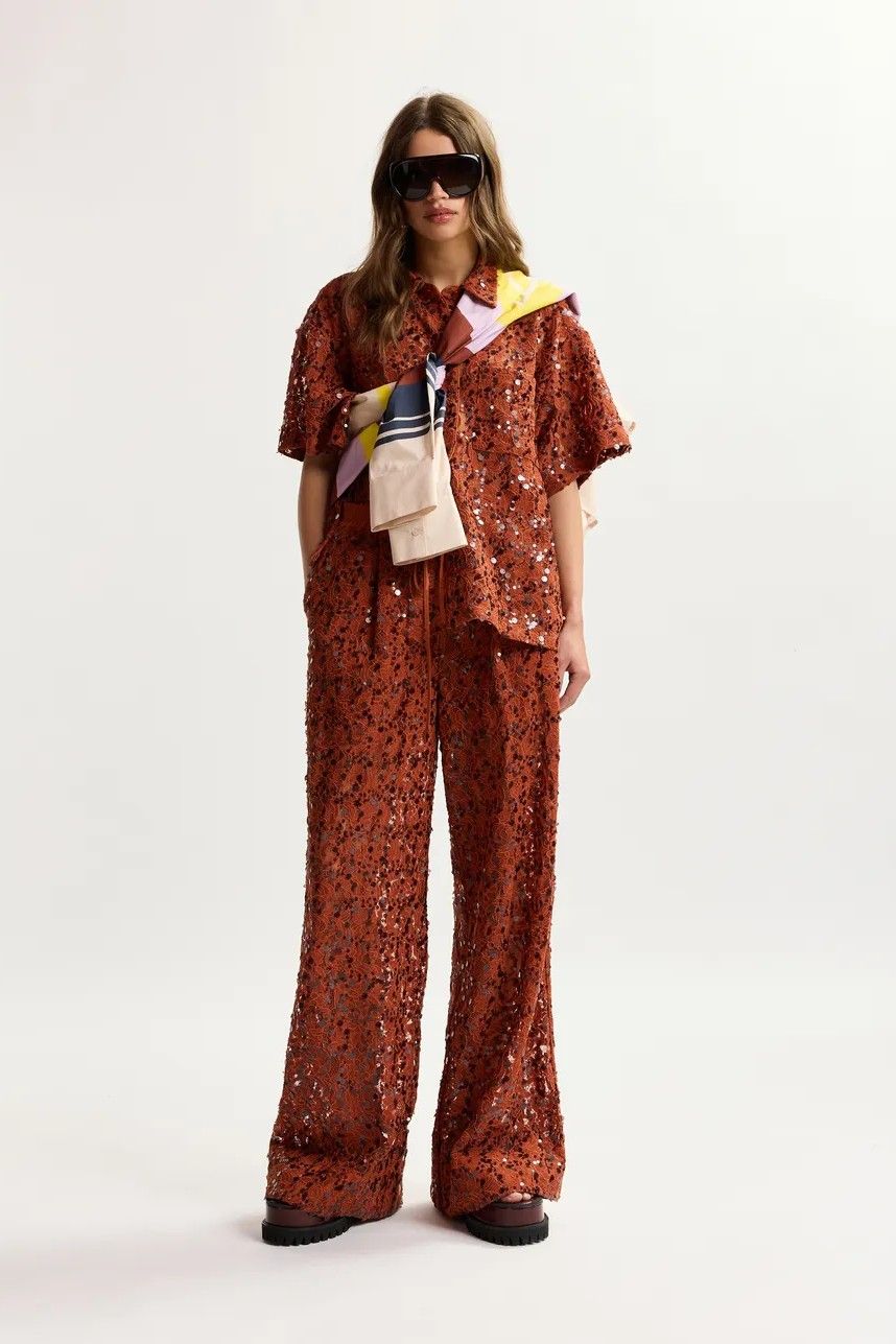 Essentiel Antwerp pantalon Rouille