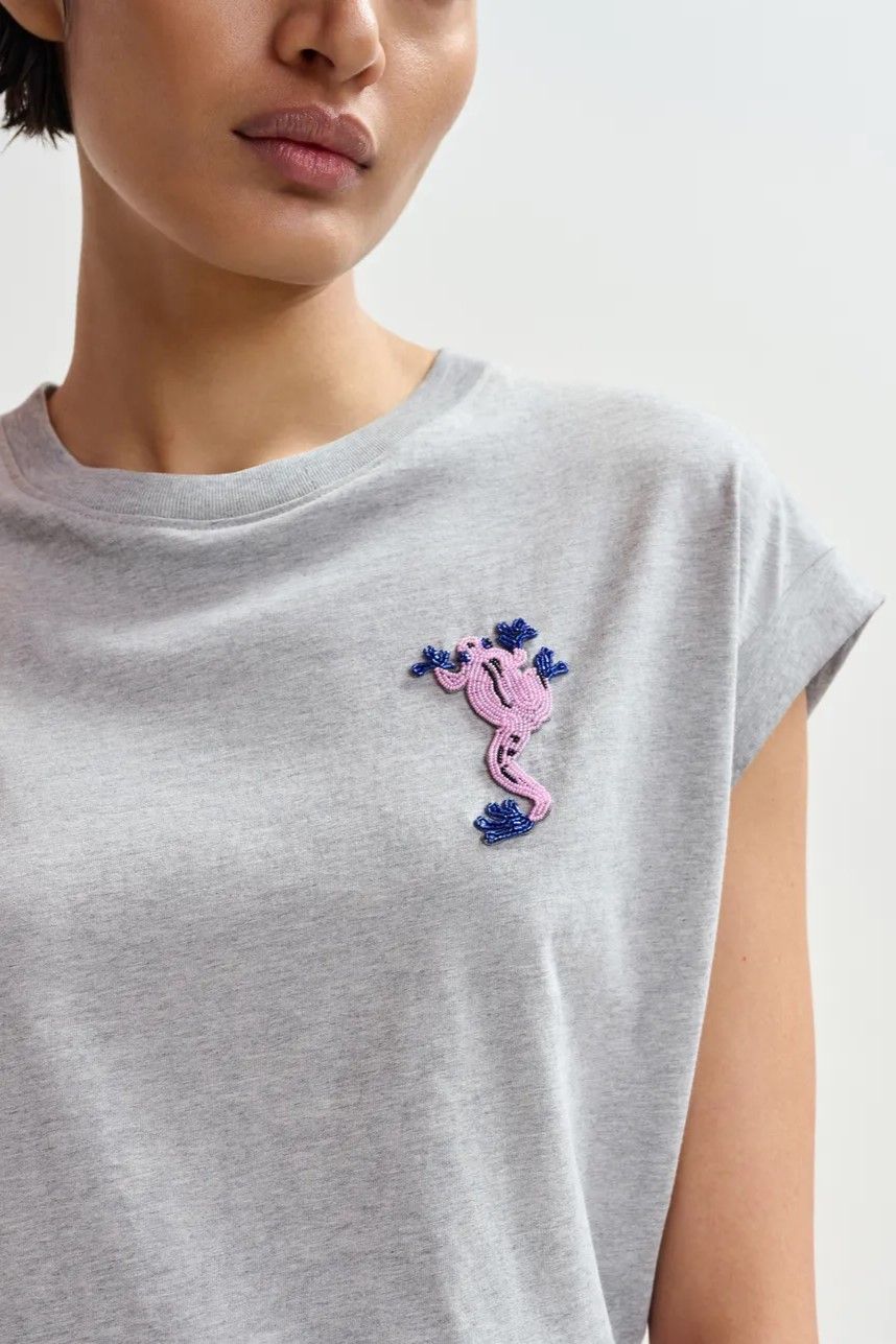 Essentiel Antwerp tee-Shirt Gris