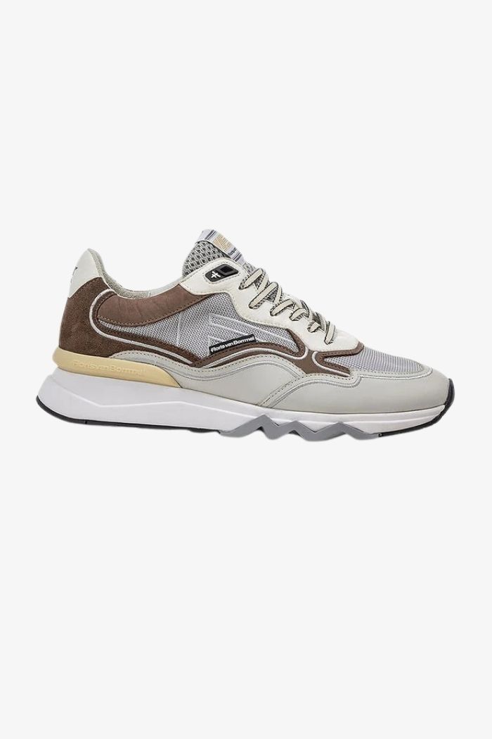 Floris Van Bommel Homme basket bas Taupe