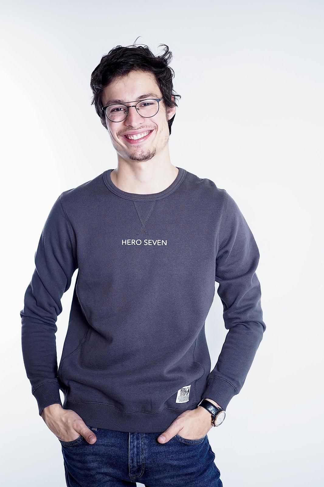 Hero Seven pull Gris Hero Seven pull Gris