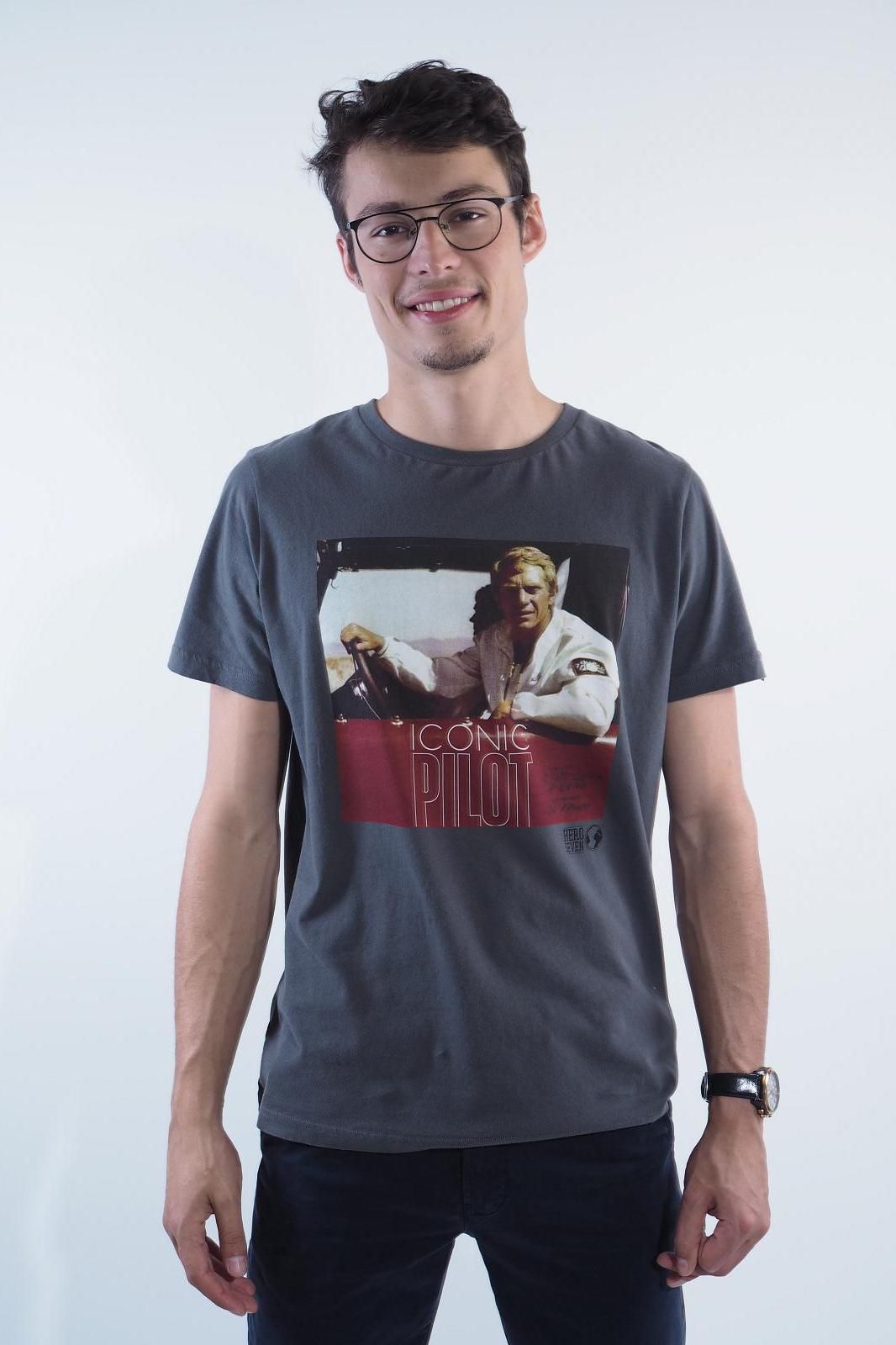 Hero Seven tee-Shirt Gris Hero Seven tee-Shirt Gris