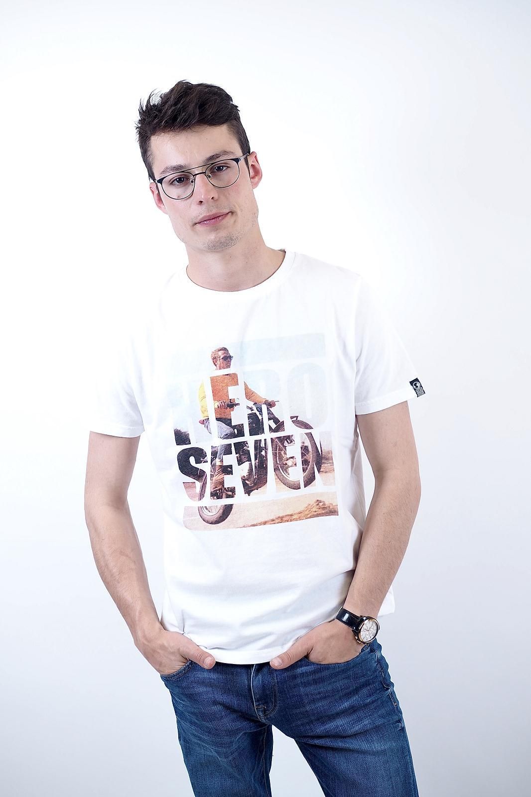 Hero Seven tee-Shirt Blanc Hero Seven tee-Shirt Blanc