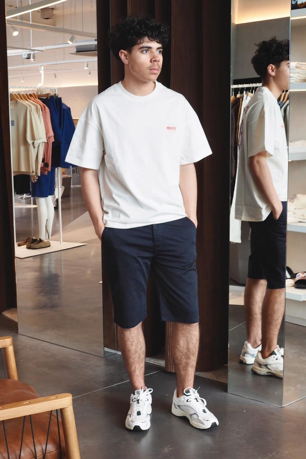 Hero Seven short Bleu