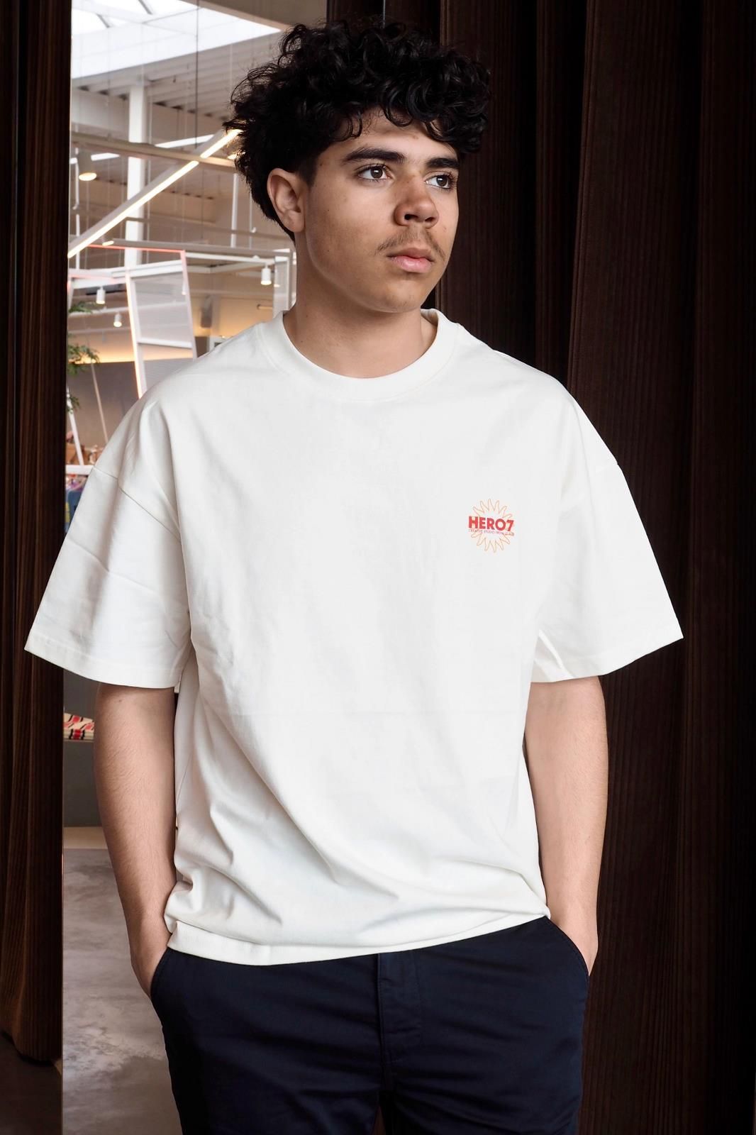 Hero Seven tee-Shirt Ecru