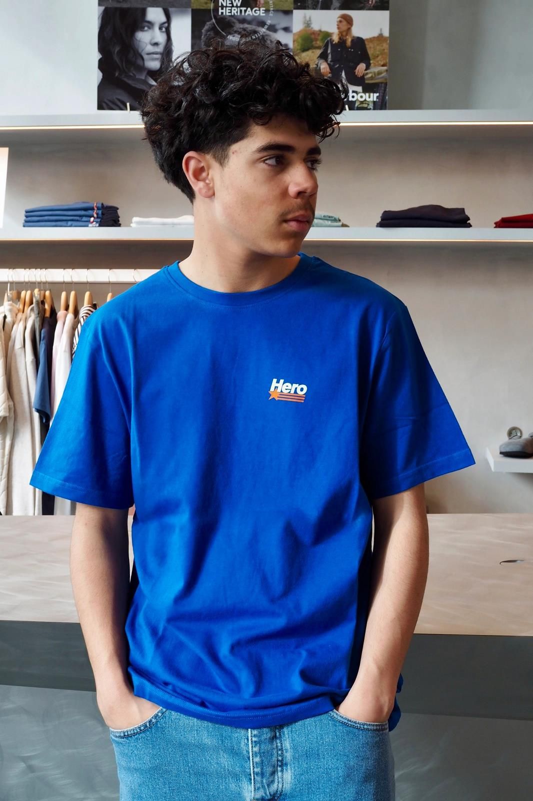 Hero Seven tee-Shirt Bleu vif