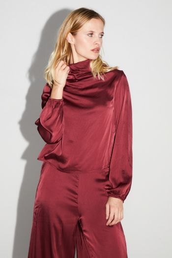 Imprévu blouse Bordeaux
