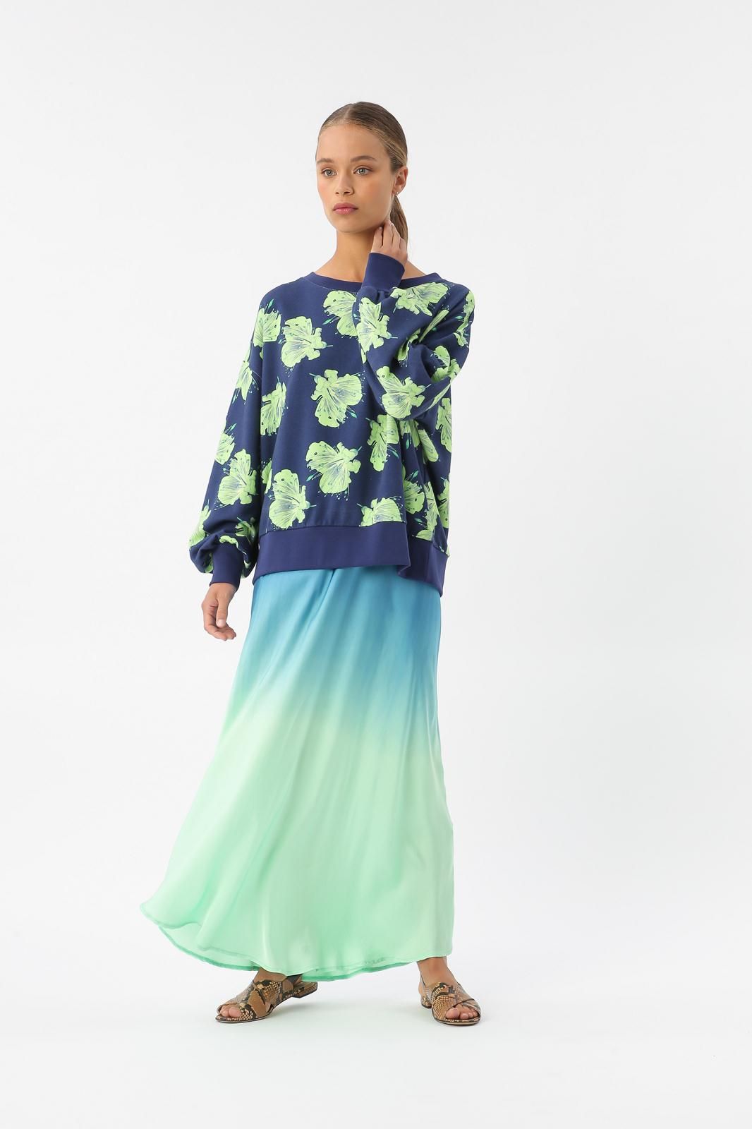 Imprévu jupe Bleu-multi Imprévu jupe Bleu-multi