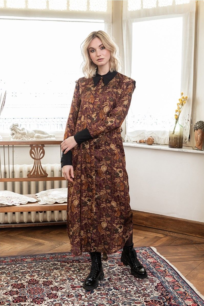 Imprévu robe Brun-multi Imprévu robe Brun-multi