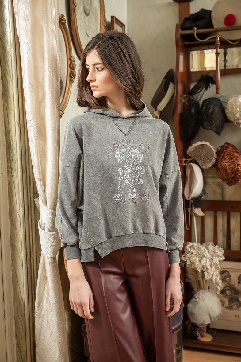 Imprévu pull Gris Imprévu pull Gris