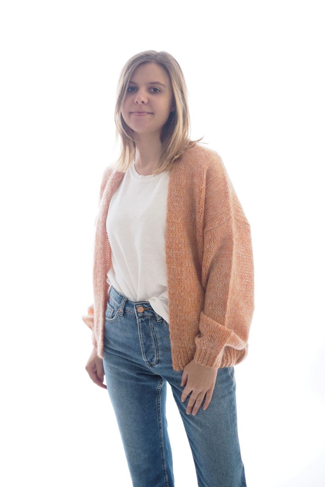 Jeff cardigan Orange Jeff cardigan Orange