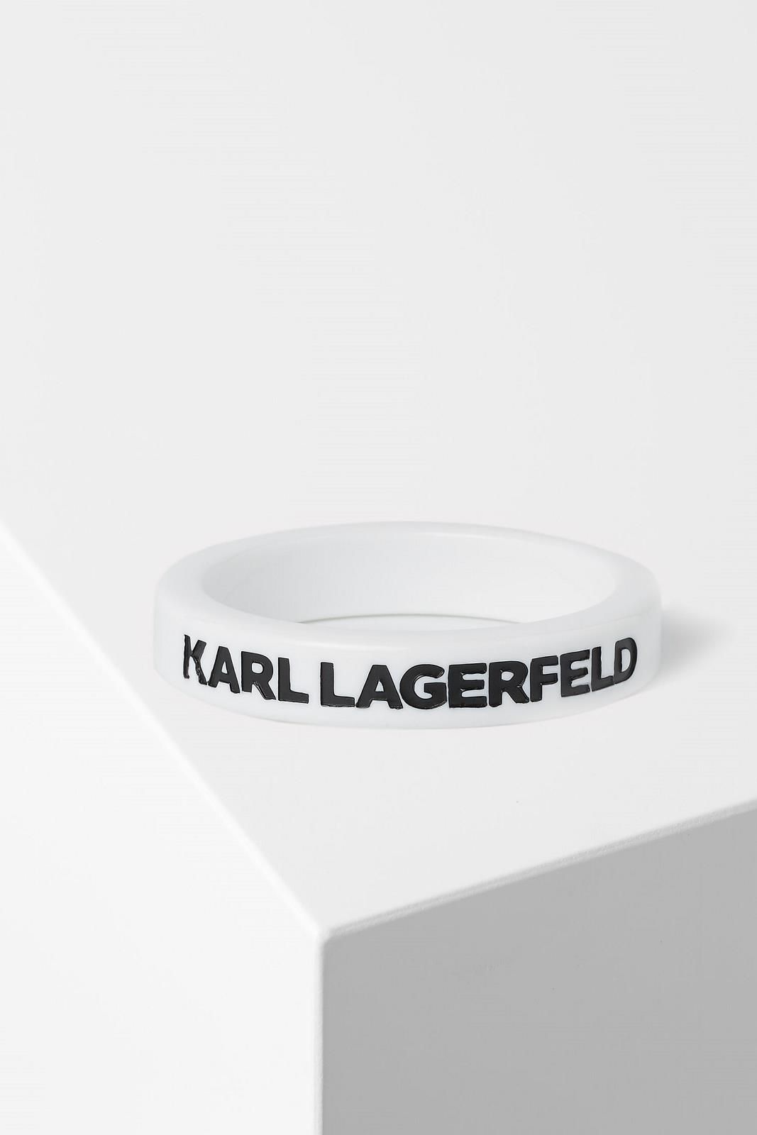 Bracelet en résine blanche KARL LAGERFELD | Marine