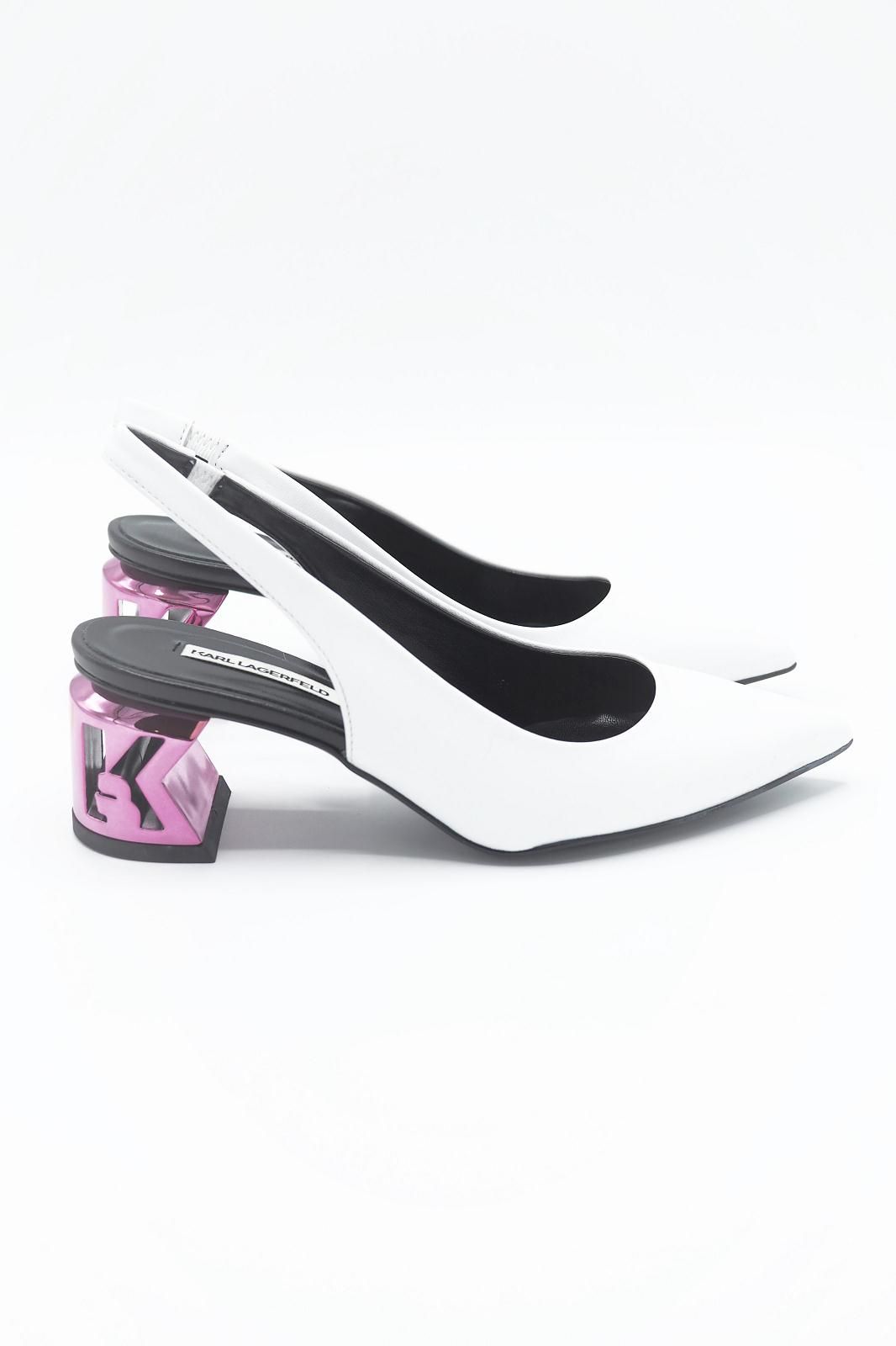 Karl Lagerfeld slingback Blanc Karl Lagerfeld slingback Blanc
