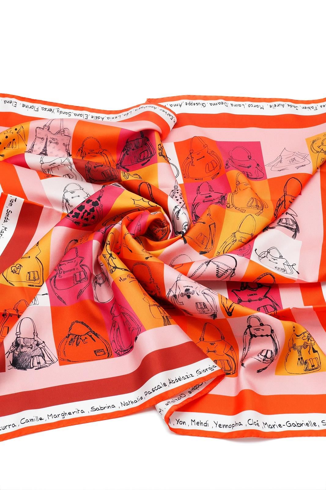 Lancel foulard Rouge